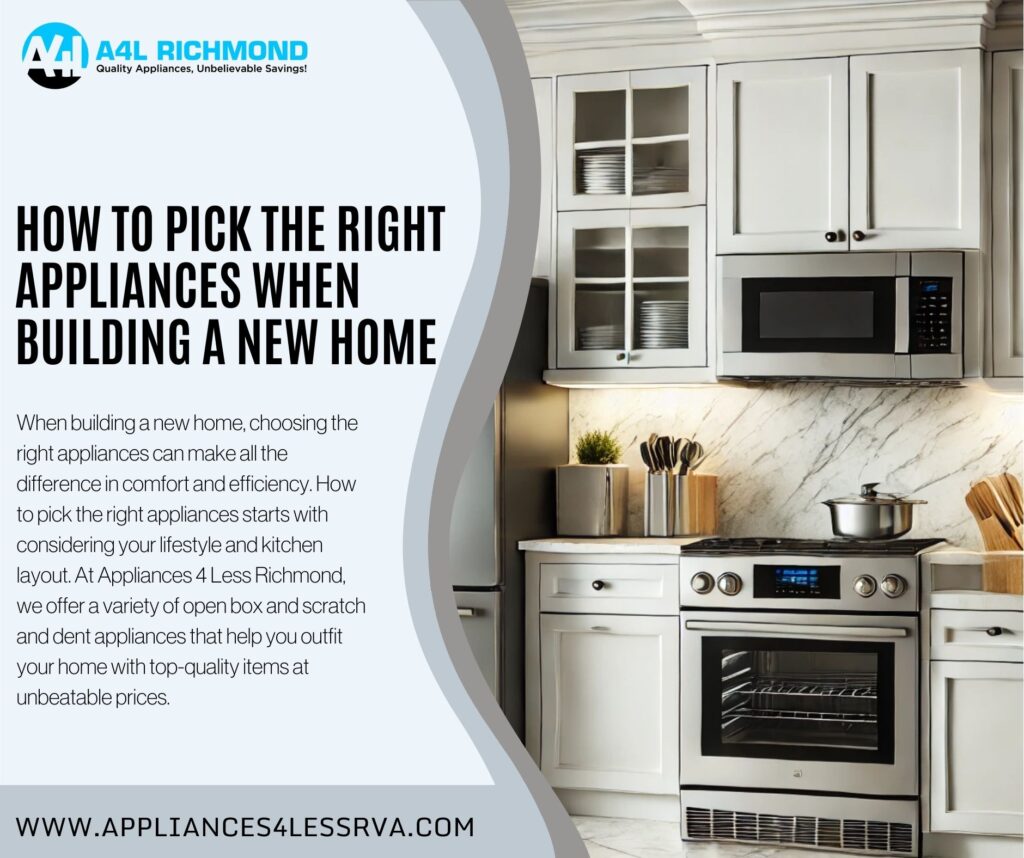 How To Pick the Right Appliances