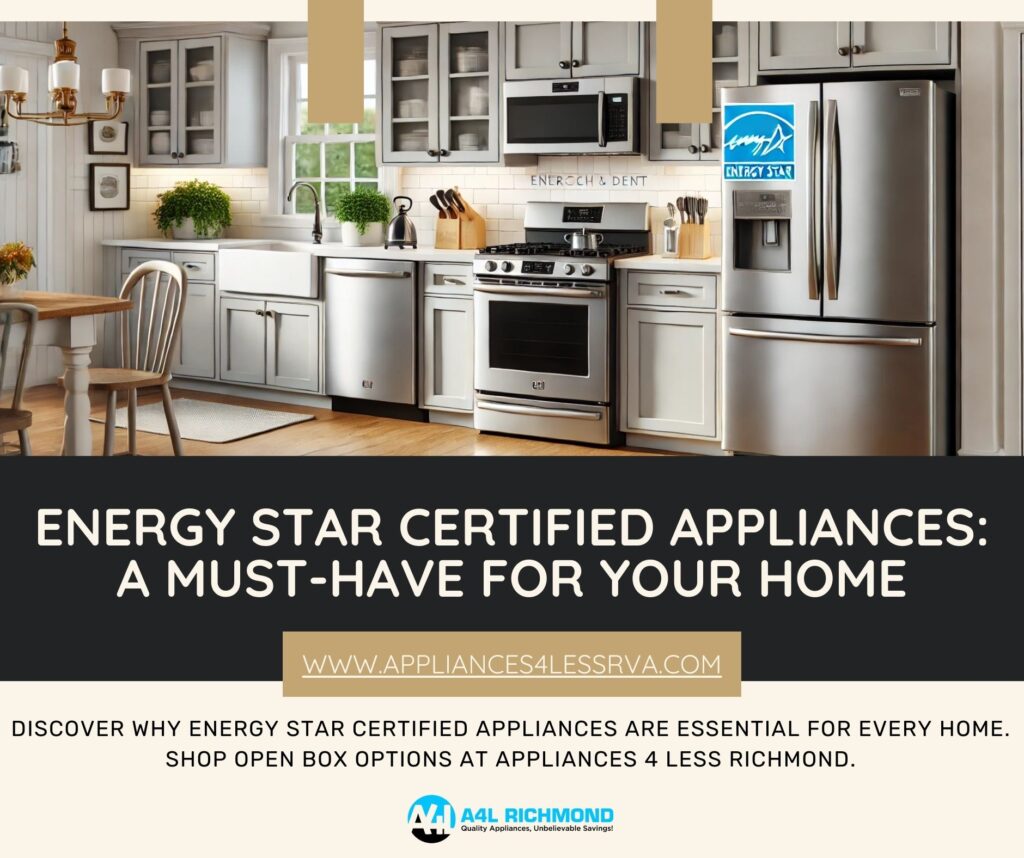 Energy Star certified appliances