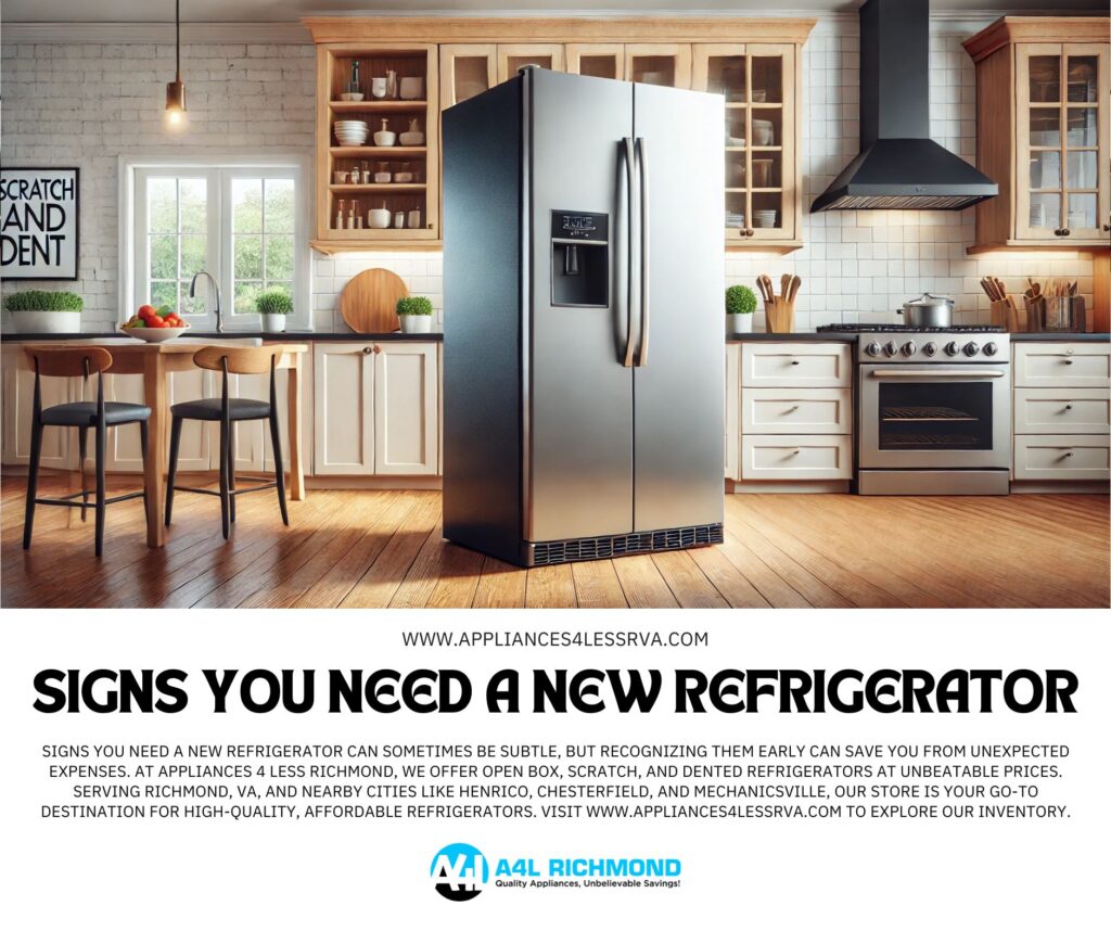 Signs you need a new refrigerator