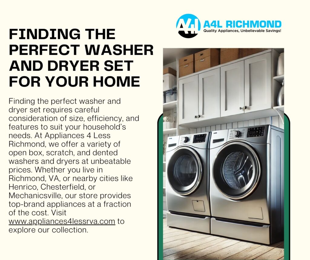 Finding the perfect washer and dryer set