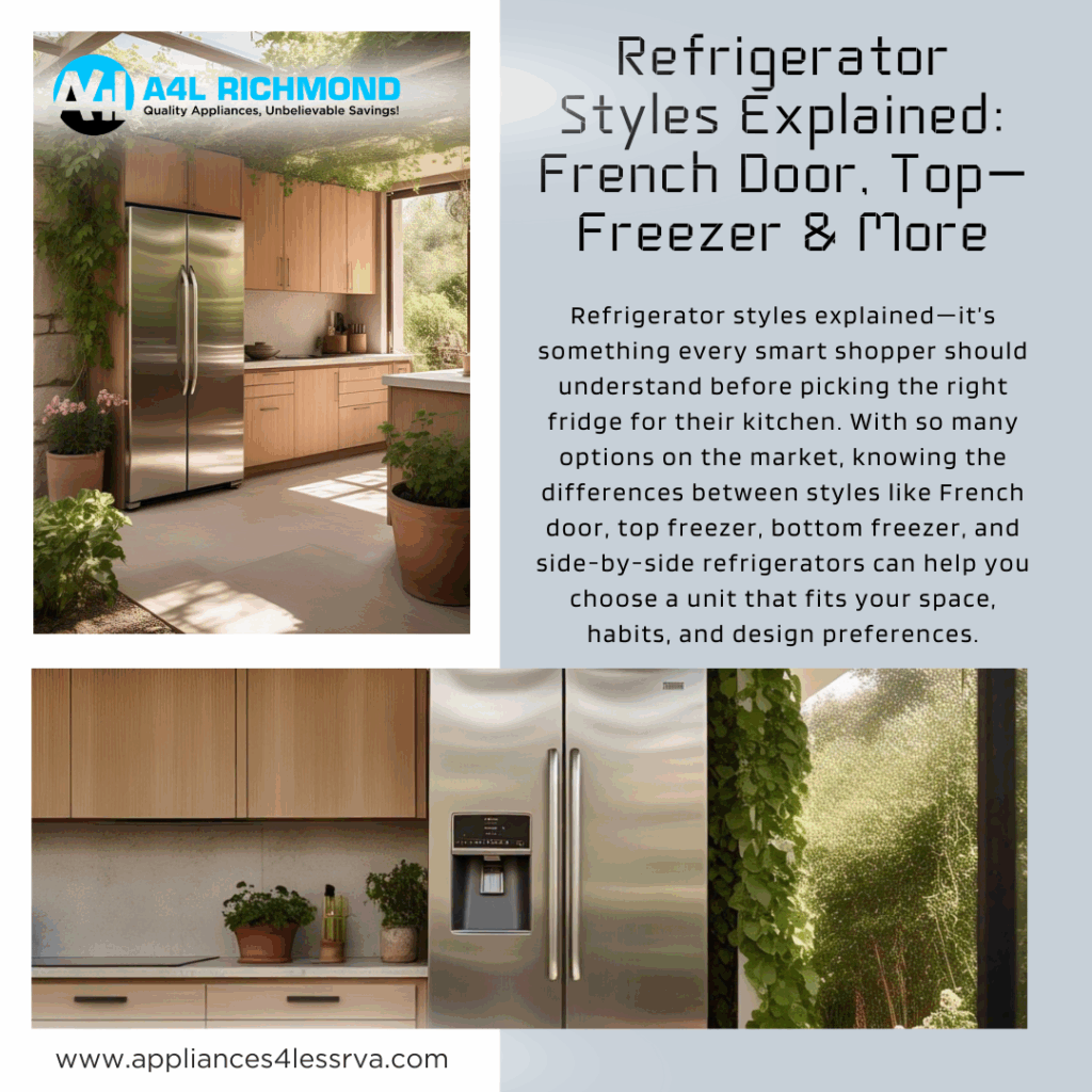 Refrigerator styles explained