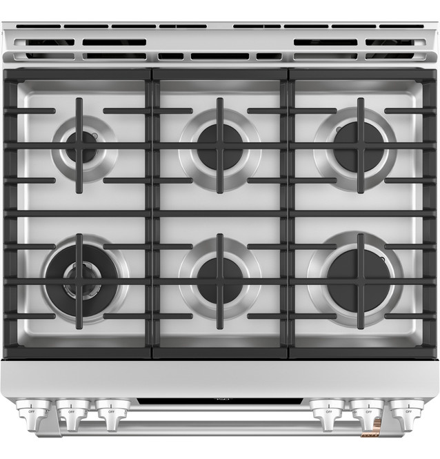 CAFÉ™ 30" Smart Slide-In, Front-Control, Gas Double-Oven Range 3
